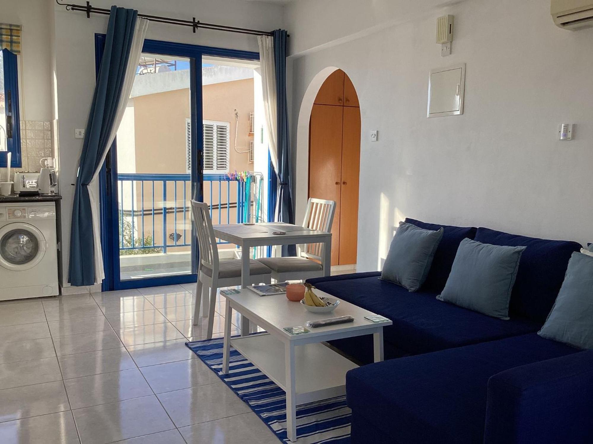Blue Tasteful Complex Pool View Paphos