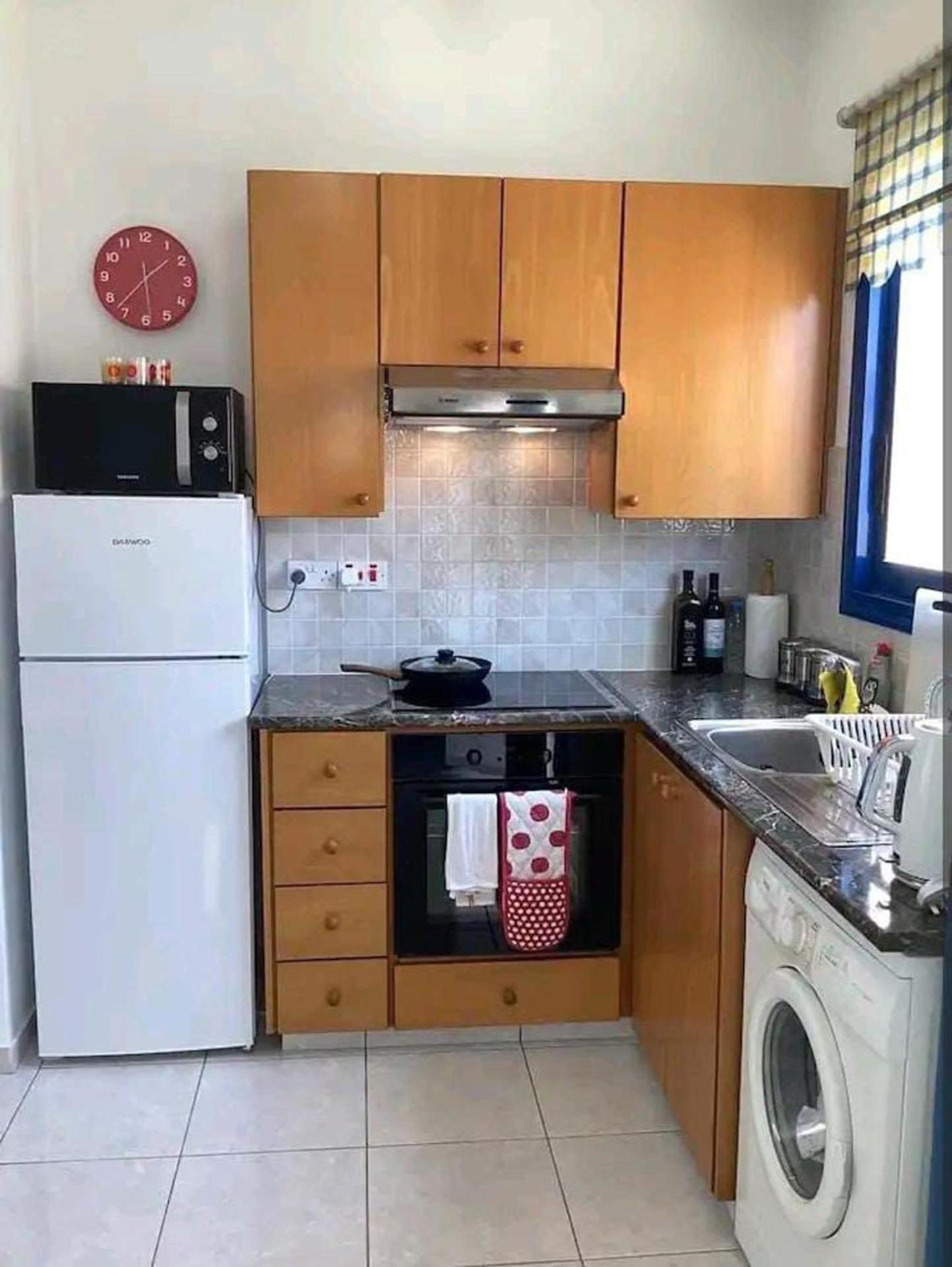 Blue Tasteful Complex Pool View Apartment Paphos